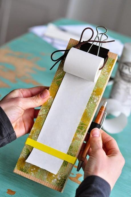 crea tu misma este bonito bloc de notas