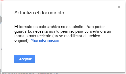 Trabajar con documentos de Office en Google