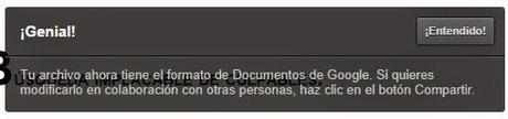 Trabajar con documentos de Office en Google