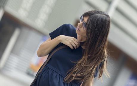 street style barbara crespo blue dress C&A new collection fashion blogger outfit blog de moda