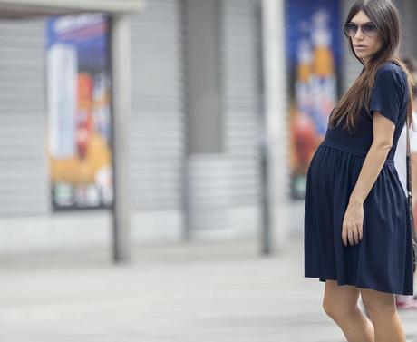 street style barbara crespo blue dress C&A new collection fashion blogger outfit blog de moda