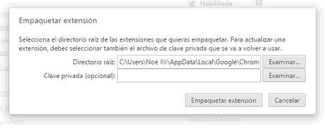 Como instalar extensiones en Google Chrome sin conexión