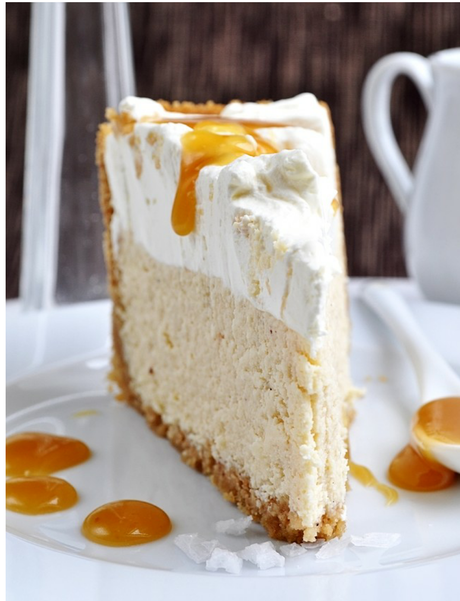 CHEESECAKE DE VAINILLA Y CARAMELO SALADO