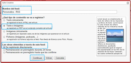 Registra tu Blog en Safe Creative