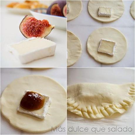 Empanadillas de brie y mermelada de higo