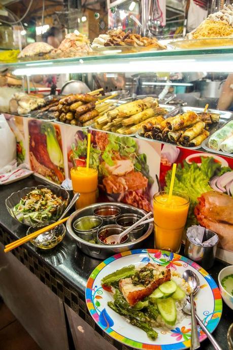 Comida en el mercado, Saigon