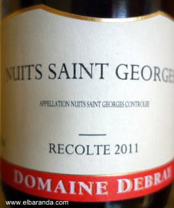 Domaine Debray Nuits Saint George
