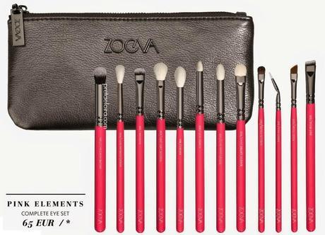 nuevas brochas de Zoeva; PINK ELEMENTS