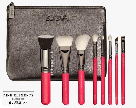 nuevas brochas de Zoeva; PINK ELEMENTS