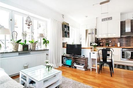 estilo nórdico industrial estilo nórdico decoración espacios pisos pequeños decoración de interiores nórdicos cocinas pequeñas nórdicas cocinas blancas modernas blog decoración nordica escandinava 