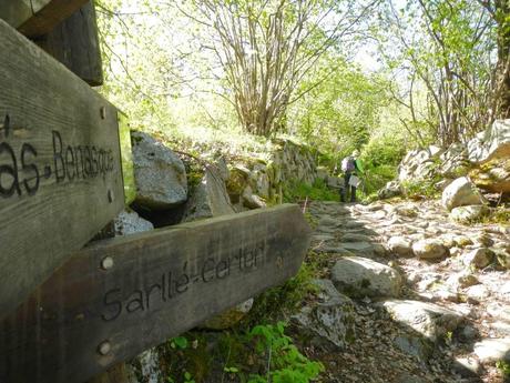 El camino antiguo de Benasque a Cerler. Pirineo aragonés