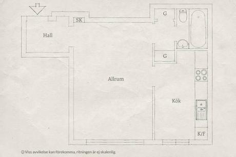 INTERIORES DELICADOS EN  PURO BLANCO EN UNA VIVIENDA DE 45 M2