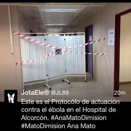 #primer contagio de ébola en España