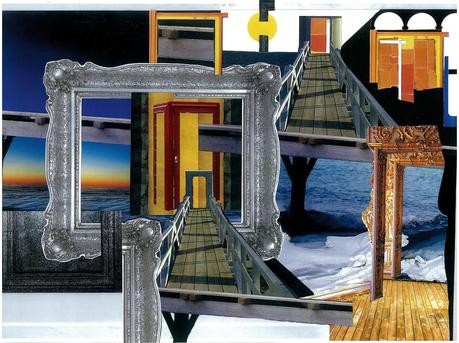 Ruinas tapiadas con salida al mar.