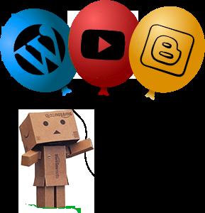 blogger, wordpres y youtube