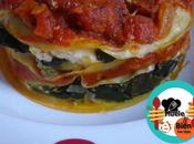 Lasaña espinacas queso feta