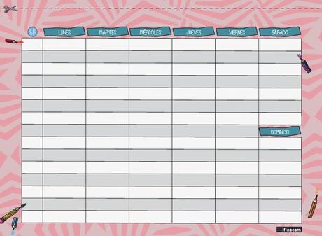 ¡Nuevo concurso! Sorteamos 5 lotes de 3 calendarios familiares Finocam Horario hablando sola