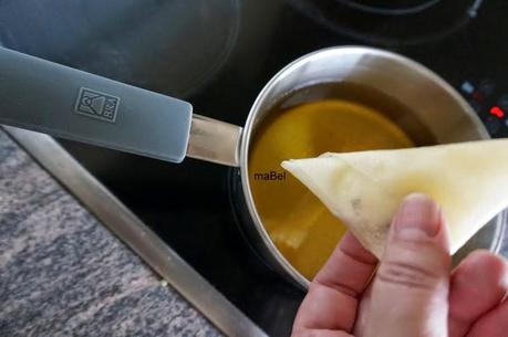 Delicias extremeñas - paquetitos y triangulos de jamon y queso