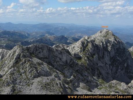 Ruta Molina, Cabezo Llerosos: Vista de la Jascal desde el Cabezo Llerosos