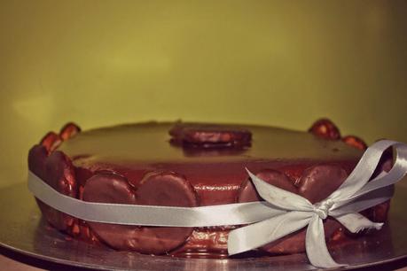 PASTEL DE COCO CON PALMERITAS DE CHOCOLATE