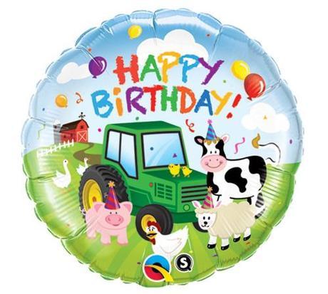 ¿Quién cumple 5? bday-barnyard-mylar