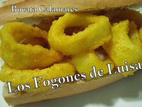 BOCATA DE CALAMARES Y TARTALETAS LEMON CURD, ADEMAS AIG 2014