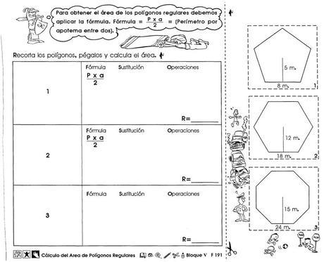 Cálculo del area de polígonos regulares