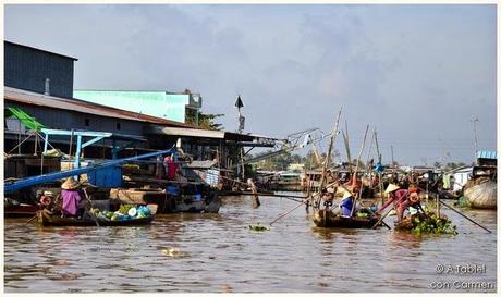 Navegando por el Delta del Mekong: Frutas exóticas, Mercado flotante y Escenarios de película