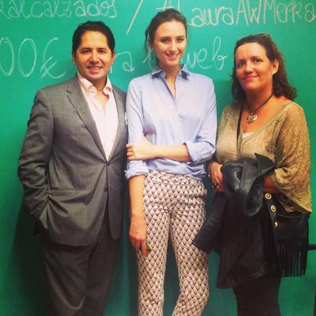 En la mejor compañía !! con nuestra admirada @Maytedlaiglesia blogger y estilista de LUJO y de @LaSanchez 👍en la presentación de @MerkalCalzados #LauraAWMerkal #moda #lifestyle #calzado #fashion #design #diseño #jj #ootd