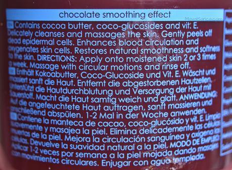 COCOA Butter Shower Scrub de Ziaja: gel exfoliante de manteca de cacao