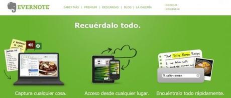 Aplicaciones para Incrementar la Productividad de Emprendedores Online Aplicaciones para Emprendedores: Evernote