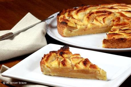 Quiche dulce de manzana