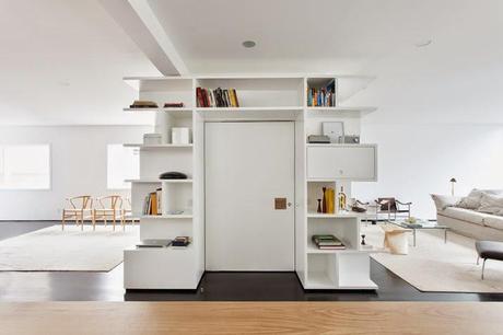 Diseño interior en apartamento de Brasil