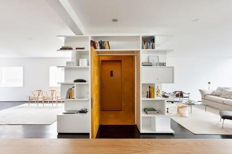 Diseño interior en apartamento de Brasil