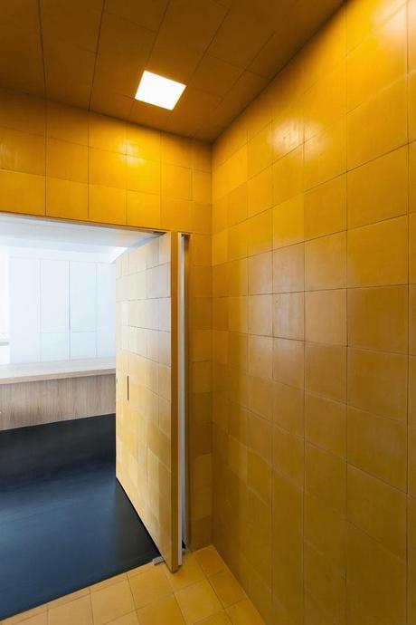 Diseño interior en apartamento de Brasil
