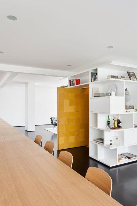 Diseño interior en apartamento de Brasil
