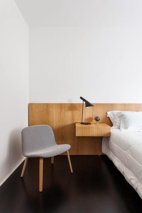 Diseño interior en apartamento de Brasil