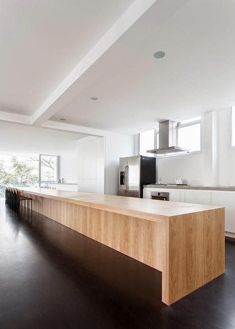 Diseño interior en apartamento de Brasil