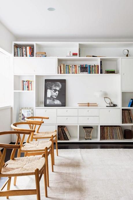 Diseño interior en apartamento de Brasil