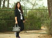 Black, gray touch purple