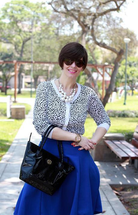 Mis Looks - De azul y animal print