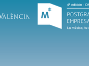 Confirmado como profesor Postgrado Gestión Empresarial Música (UV)