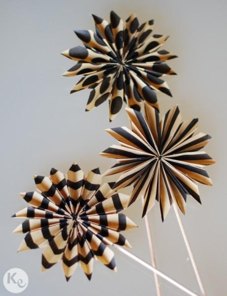 DIY #162. Centro de mesa otoñal/ Autumn center piece DIY. Paper dahlias center pieces