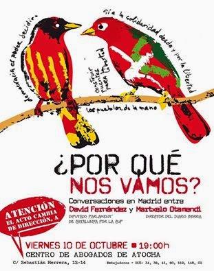 “¿Por qué nos vamos?”