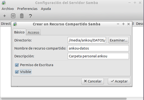 Crear un servidor de archivos con Samba