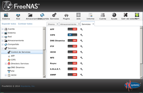 Montando un servidor con FreeNAS - Compartiendo carpetas