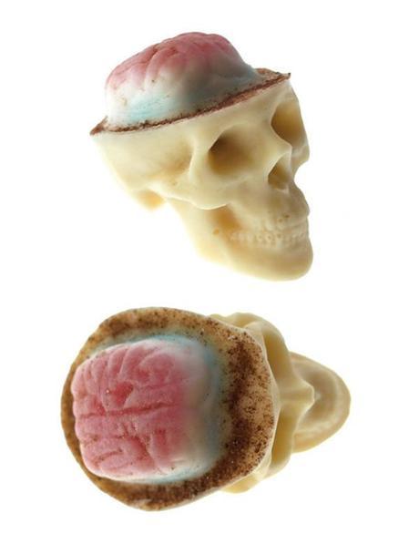 Chocolate Skulls Gone Nuts :: calaveras de chocolate y cerebro de uez