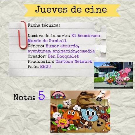 Jueves de cine: El asombroso mundo de Gumball