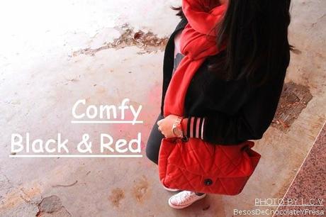 COMFY BLACK & RED