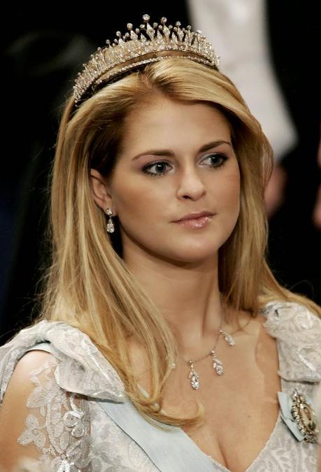 Tiara Fringe Moderna - Casa Real de Suecia